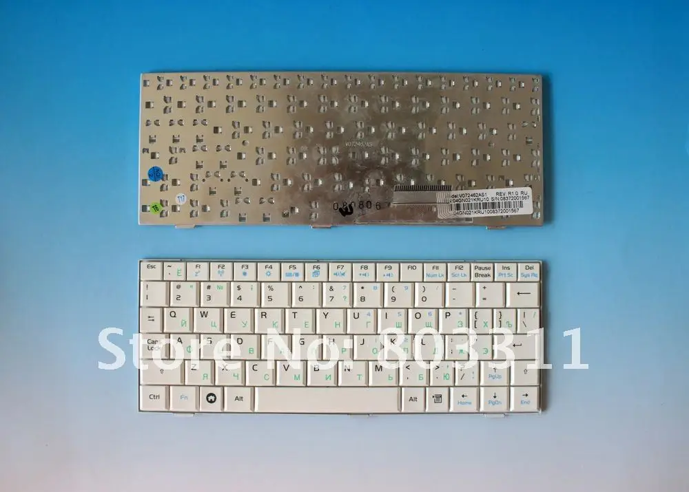 Бесплатная доставка Новый ноутбук клавиатуры для Asus EeePC EPC 700 701 900 901 900hd русский белый
