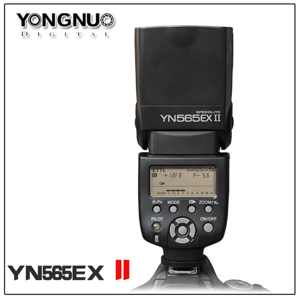 Светодиодная лампа для видеосъемки YONGNUO YN565EXII YN-565EX II Беспроводной Slave ttl Вспышка Speedlite для Canon 450D 500D 550D 600D 650D 1000D 1100D