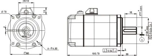 Новые 2 шт. Leasshine ACM602V36-2500 серводвигатели рабочие параметры 60 В постоянного тока 8.4A до 25A Выходная мощность: 200 Вт для серводвигателя: ACS806