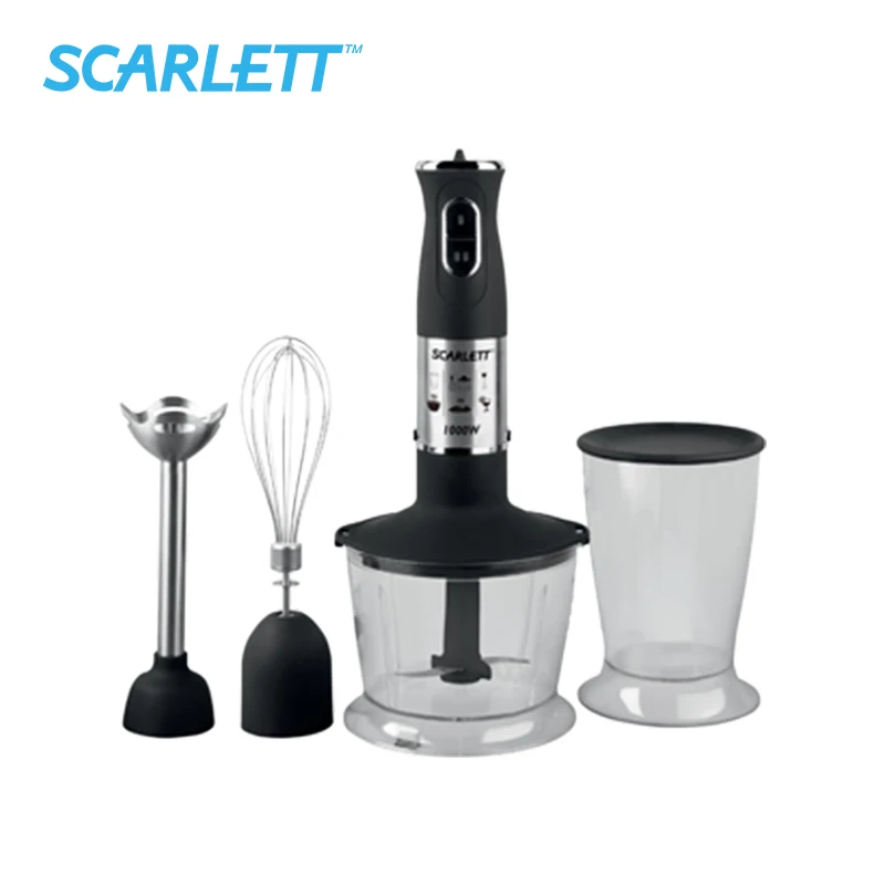 Scarlett SC-HB42F23 1000W Multifunction Hand Held Blenders Fruit Vegetable Juicer Mixer Food Processor Cooking kitchen | Бытовая
