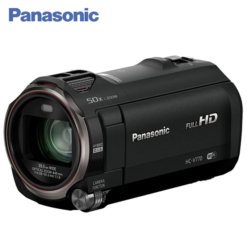Panasonic HC V770EE K Full HD видеокамера 20 кратный оптический зум с 4 приводной системой линз
