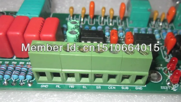 Diy kit 5,1 A1 предусилитель тональная плата микшер эталонный предусилитель монтажная плата HIFI 5,1 предусилитель