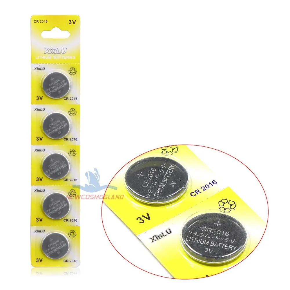30 шт. = 6 упаковок CR2016 BR2016 LM2016 DL2016 KCR2016 CR- Кнопочная батарея для монет cr2016 3 в кнопочный Миниатюрный элемент питания для часов