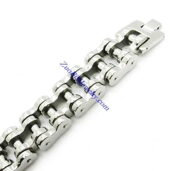 21MM Huge&Heavy Mens Boys Chain Fashion Links Bracelet 316L Stainless Steel Motorbike Bangle Charm Biker New Arrive Gift