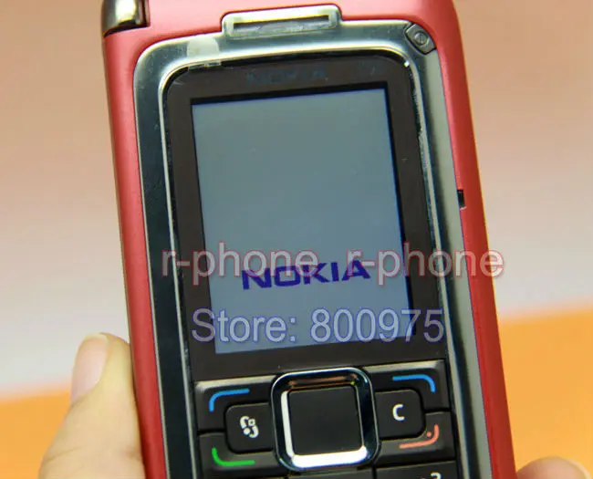 NOKIA E90 мобильный телефон 3g gps Wifi 3.2MP Bluetooth смартфон красный и подарок
