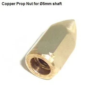 62131 Copper Prop Nut for D5mm shaft   For rc boat parts