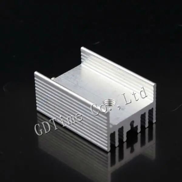 2000 шт./партия Алюминий 15x22x10 мм IC LED охлаждения Cooler теплоотвода gd017
