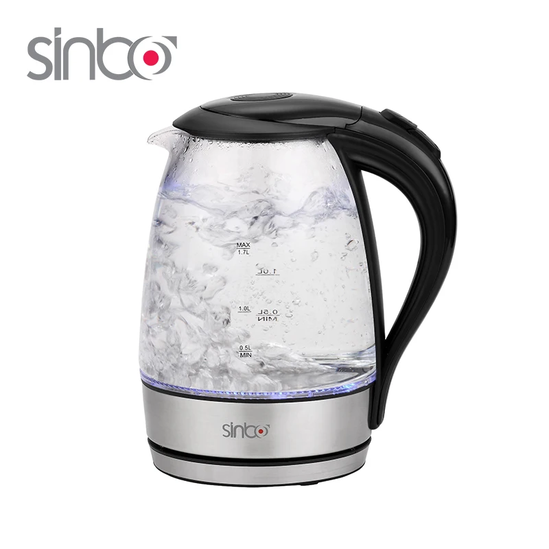 Sinbo SK 7318 Electirc Kettle 2000W 1.7L Powerful Kettle Glass and