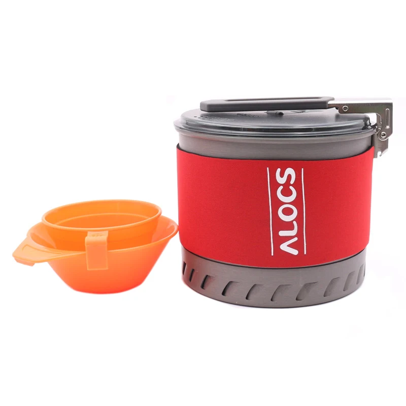 

1-2 Person 1.3L Heat Exchanger Pot Outdoor Cookware Camping Pot CW-S10