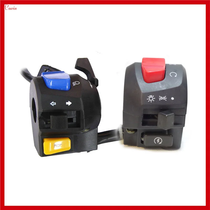 New Pair Motorcycle Switch Assembly,Motorcyle Power, Ignition, Light