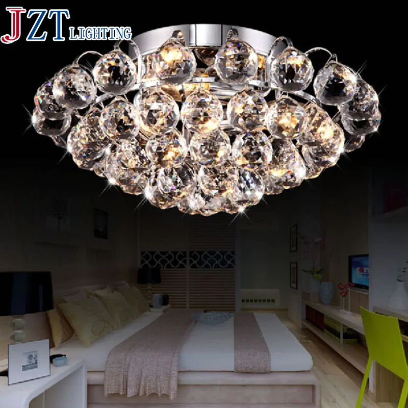 Лучшая цена круглая лампа для крыльца хрустальная коридора современный и