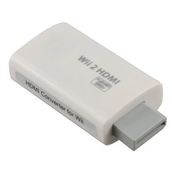 1080P 720P адаптер для масштабирования для wii 2 к HDMI конвертер Выход HDTV 3,5 мм аудиоконвертер# S0154