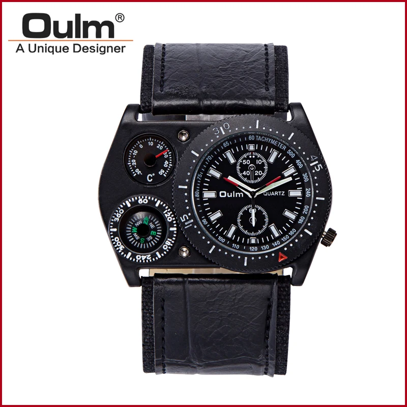 mens wrist watches oulm brand direct factory price pc21 quartz one time