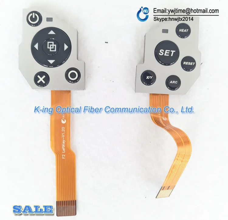 

Original INNO IFS-15 IFS-15A IFS15 Fiber Fusion Splicer Fiber welding machine Key board button Keyboard 1Pair