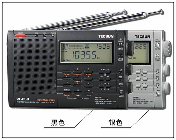 TECSUN PL-660 PLL AIR/FM/MW/LW/SW SSB SYNC PL660 радио