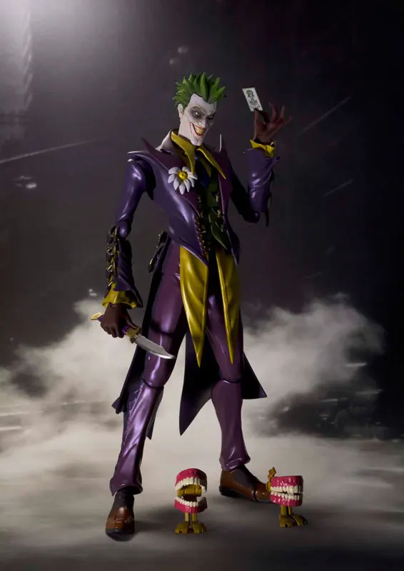 Оригинальная фигурка BANDAI Tamashii нация S. H. Figuarts(СВЧ)-Джокер из "Injustice: Gods Among Us"