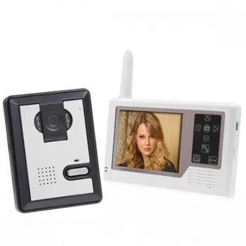 

One to Four Wireless Video Doorphone Intercom System 4pcs 3.5 " Inch TFT Touch Monitors 1Pcs Outdoor IR Camera