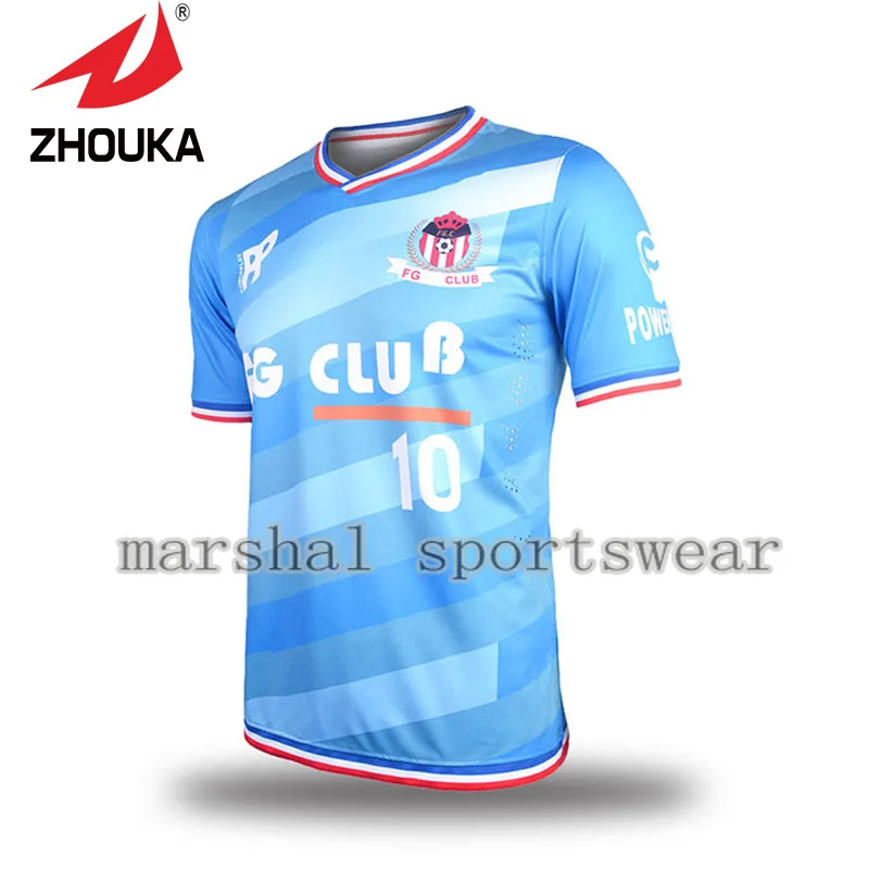 Nuevo diseño de camiseta de fútbol personalizada fútbol jerseys para