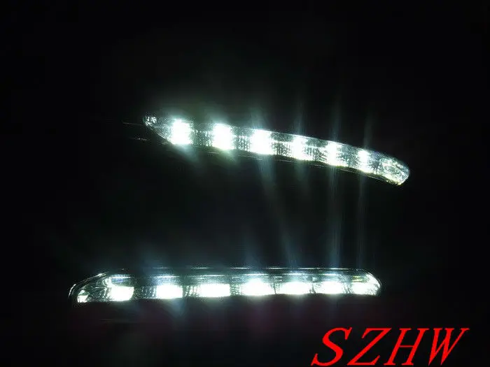 Июля King 7 светодиодов Габаритные огни DRL чехол для Benz 2007~ 2011 W204(c-класса) W221(s-класс), 1:1, замена Aftermarket