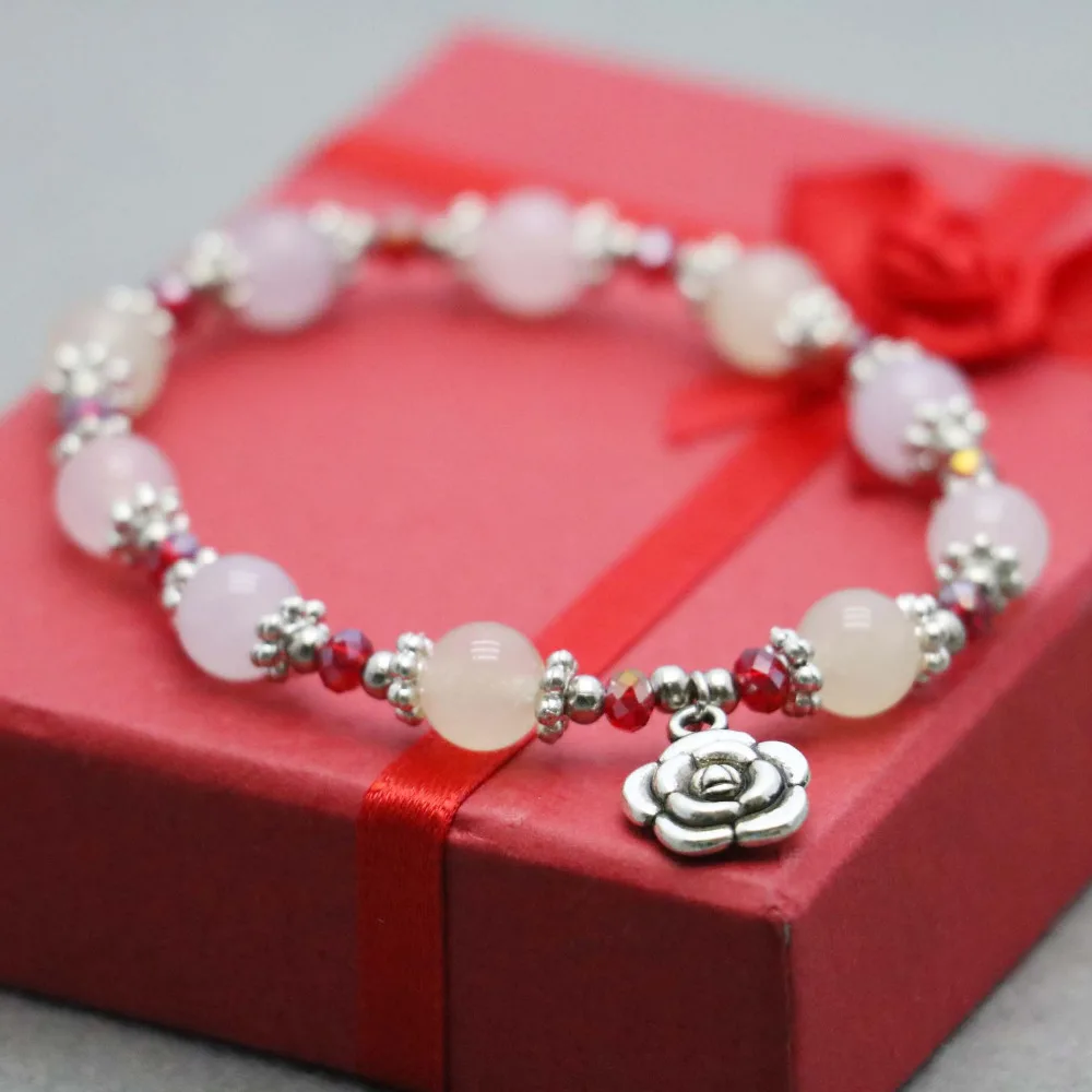 Korean Style Pink Bracelet hand chain for women girls Ladies colorful