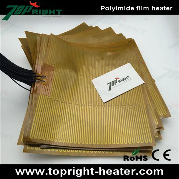 200 мм x 200 мм 220 В пленки нагреватель, kapton нагревательный элемент