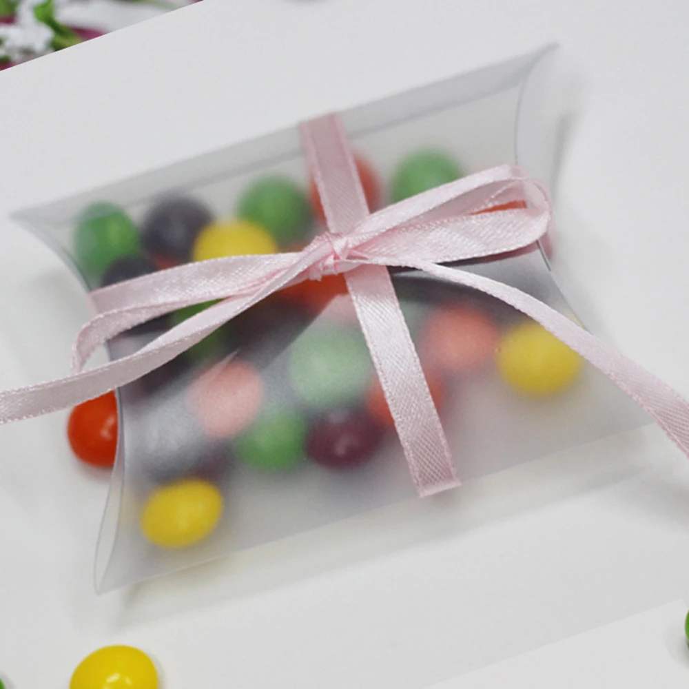 Ideas Wedding Gift Boxes For Guests frosted gift boxes promotion shop for promotional 50pcs plastic pillow favour box wedding party candy matte pvc material guests