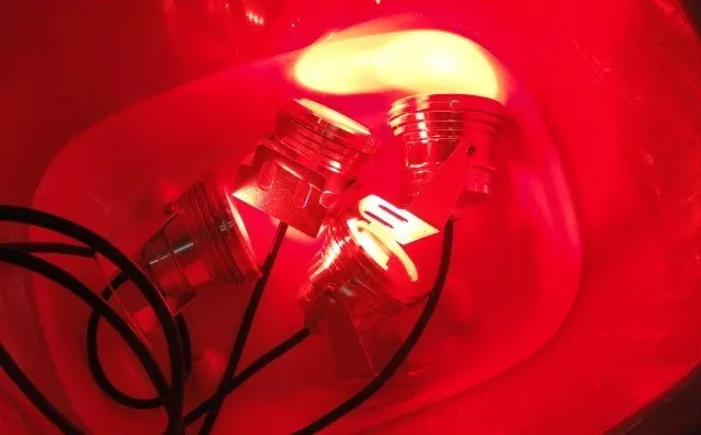 Бесплатная shipping10W RGB Светодиодный прожектор Прожектор входное напряжение 24 v + контроллер