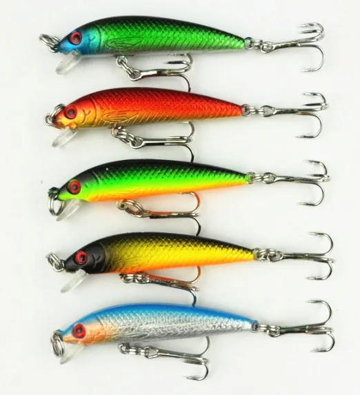 20 шт. минноу lures17.6cm 27.2 г 2 крючки адреналин бас пластиковые колебание рыболовные снасти приманки воблеры рыбалка pesca