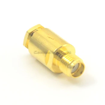 

SMA Female Plug Straight Clamp Gold Connector Straight Adapter For LMR195 RG58