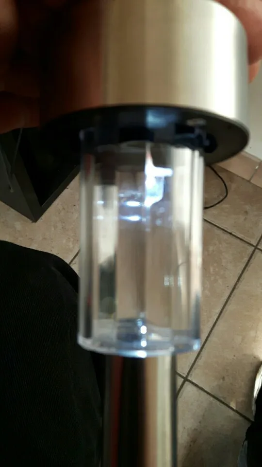 8pc lámpara de Luz LED Solar para jardín de acero inoxidable, energía