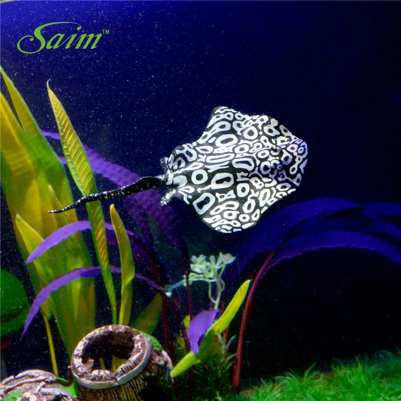 1/3 шт. аквариумы светящийся искусственный дьявол фотозолотая рыба медуза анемон