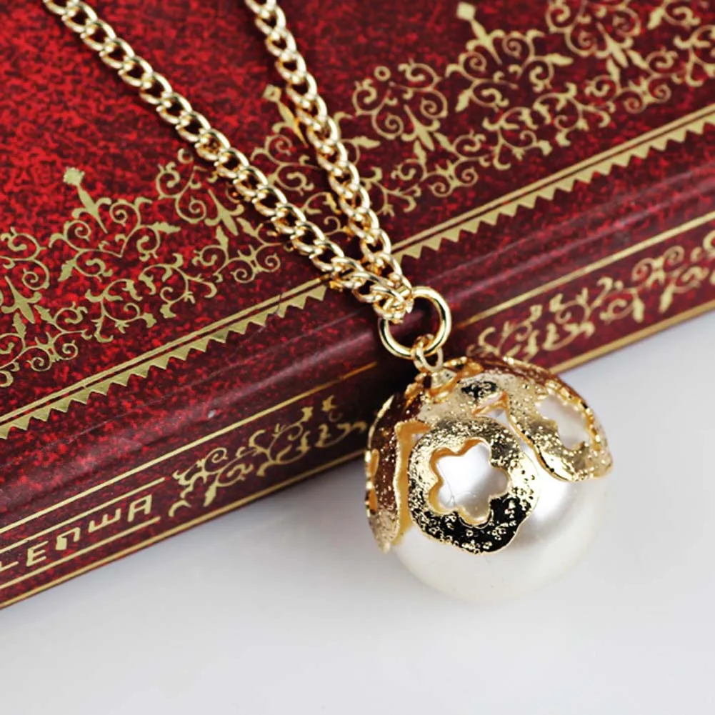 

2017 new Fashion single simulated pearl necklaces for women summer jewelry hot sale korean version elegant gifts