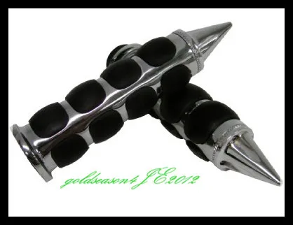 Хромированные шипованные ручные ручки для Harley David son Sportster Dyna Softail " Руль
