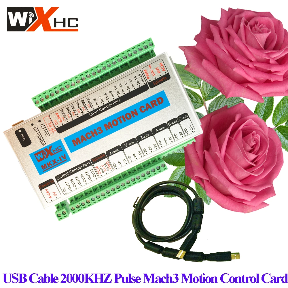 3 оси USB ЧПУ Mach3 XHC Motion карты контроллера интерфейса коммутационная плата 2 мГц Вход 5 В или 24 В