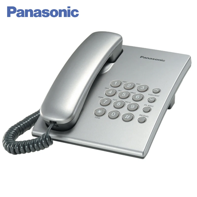 Panasonic KX-TS2350RUS Проводной телефон, позволяет изменить громкость динамика и звонка по своему усмотрению, кнопка «флэш» позволит позвонить по другому номеру, на кладя трубку