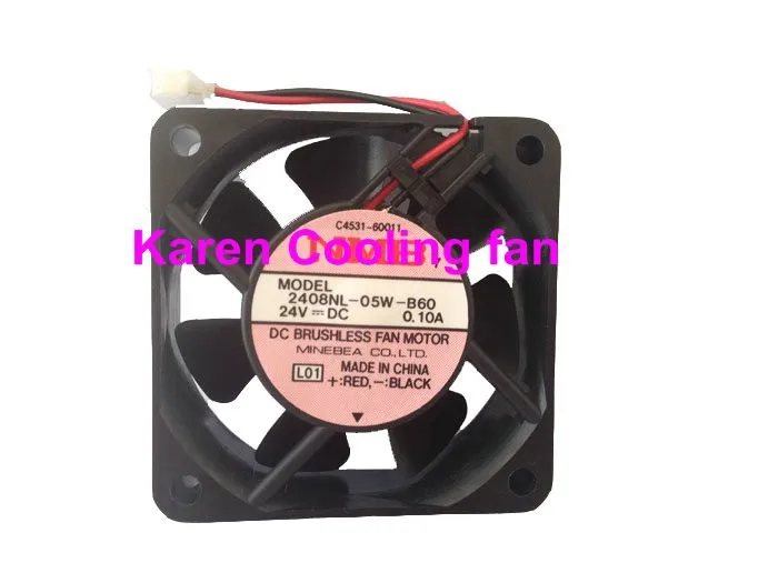 NMB 6 см 2408NL-05W-B60 2408NL-05W-B69 6020 24 v 0.1a Вентилятор охлаждения