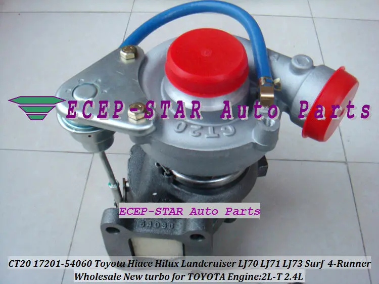 Atuador turbo de wastegate ct20 17201-54060, carregador