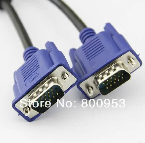 1.5 м 5ft 15 pin 3+ 5 VGA SVGA HDB15 od5.5mm Super VGA SVGA M/M Мужской к разъем Кабель удлинитель Мониторы для проектора