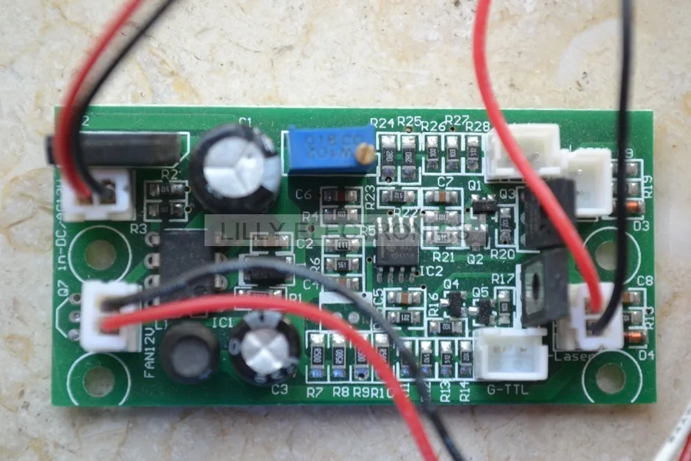 445nm 447nm 450nm 1.6 Вт-2.0 Вт синий лазерный Dot Модуль 12 В+ TTL+ вентилятор охлаждения