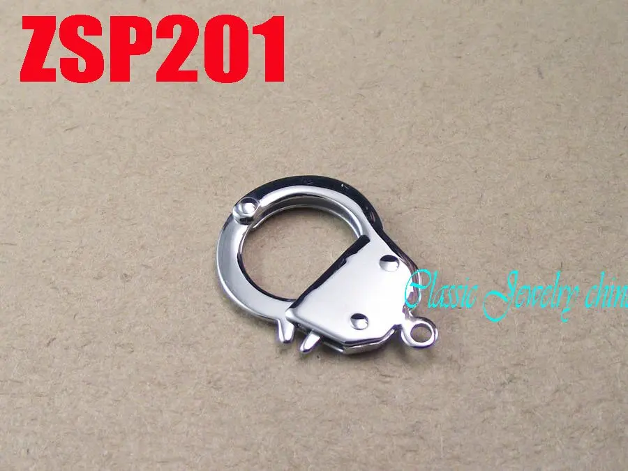 Маленькие наручники форма из нержавеющей стали Элементы ожерелья браслет соединение для ювелирных украшений аксессуары ZSP201