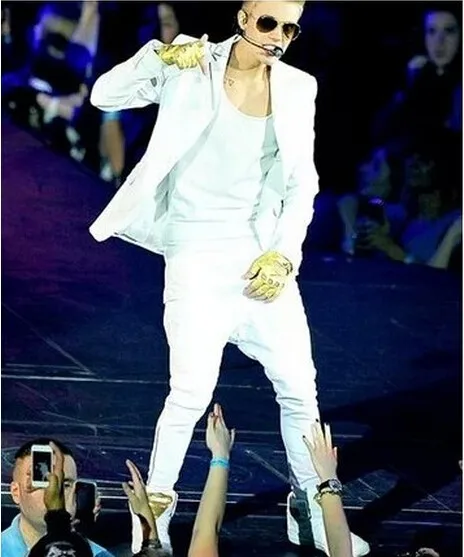 27-44 JustinBieber мужские модные штаны на молнии летающие штаны белки-летяги шаровары сценические Большие размеры сценические костюмы певицы