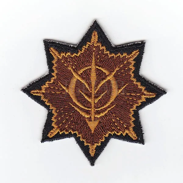 Вышивка Gundam zeon знак отличия Военная Униформа Тактическая Мораль Вышивка патч Значки b2478