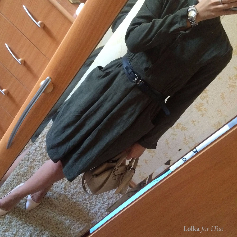 2016 Spring Dress Women Female Suede Vestidos Femininos Knee Length Stand Collar Long Sleeved Casual Dress For Women Clothing