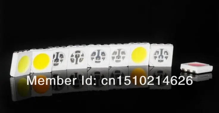 1000 шт./лот супер яркий светодиодный SMD 5050 20-23lm