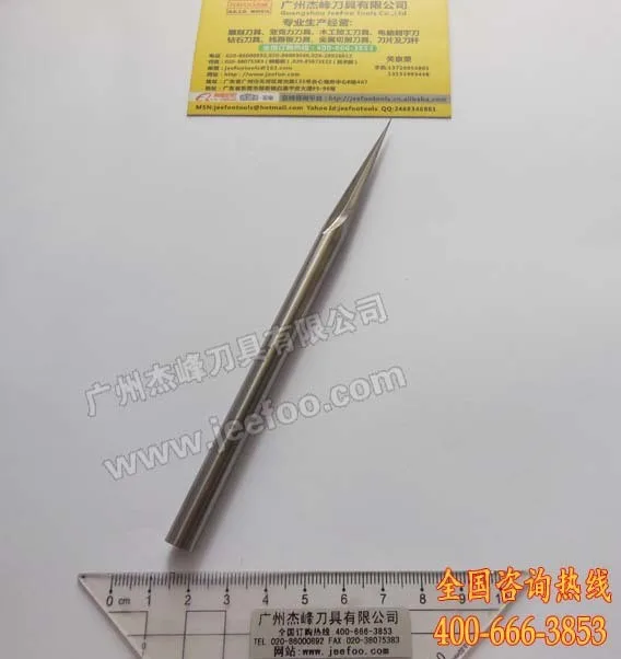 8*50H* 10degree* 0,3* 150L твердосплавные 2 флейты конус плоский наконечник режущие инструменты/нижние гравировальные Биты