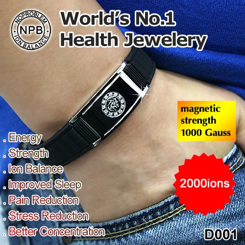 Noproblema Anti-fadiga Theapy Saúde Equilíbrio Íon Holograma Potência Gargantilha Magnética Pulseira Turmalina Germânio 4 Cheap Pulseiras c hologramas