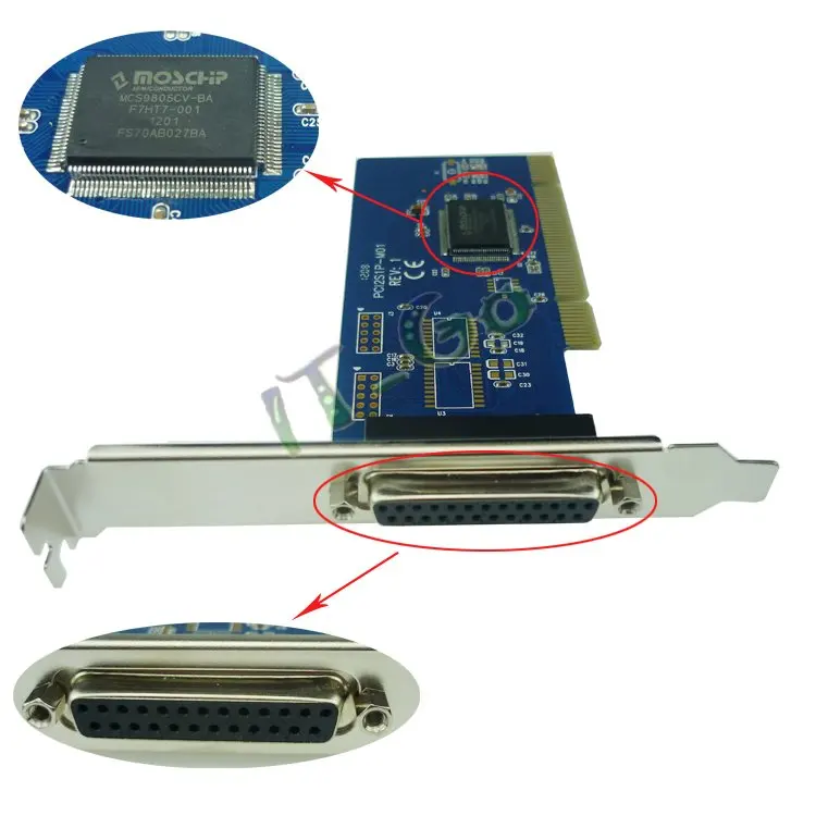 Принтер DB25 параллельно Порты и разъёмы LPT для PCI карта адаптер конвертер PCI00602