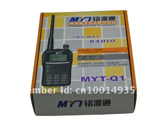 MYT-Q1 UHF 400-470 МГц выходная мощность 5 Вт портативный FM двухстороннее радио