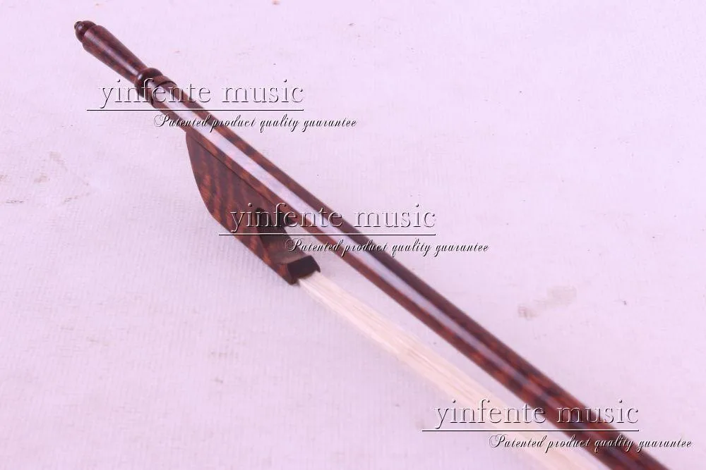 Snakewood 1 шт. 4/4 Скрипка Лук барокко белый конский хвост прямой#8