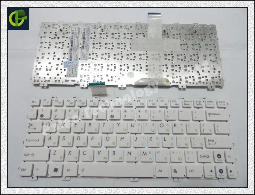 Русская клавиатура для Asus Eee PC EPC 1015 1015PN 1015PW 1015P X 1015T 1011px 1011BX 1011CX 1015B 1015CX 1015E белая RU Клавиатура